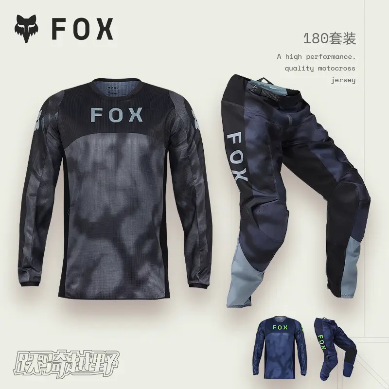 New arrival Fox American 180 Taunt Suit Clothing and Pants Outdoor Off-Road Motorcycle Professional Clothing Ventilated and Breathable