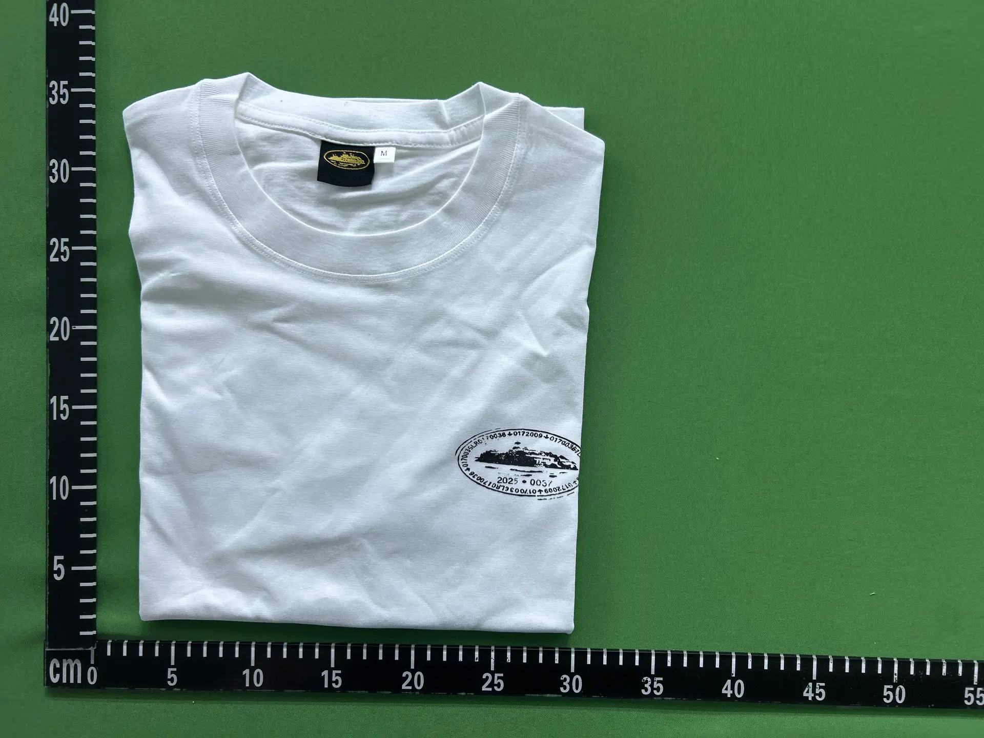 White T-shirt with graphic print