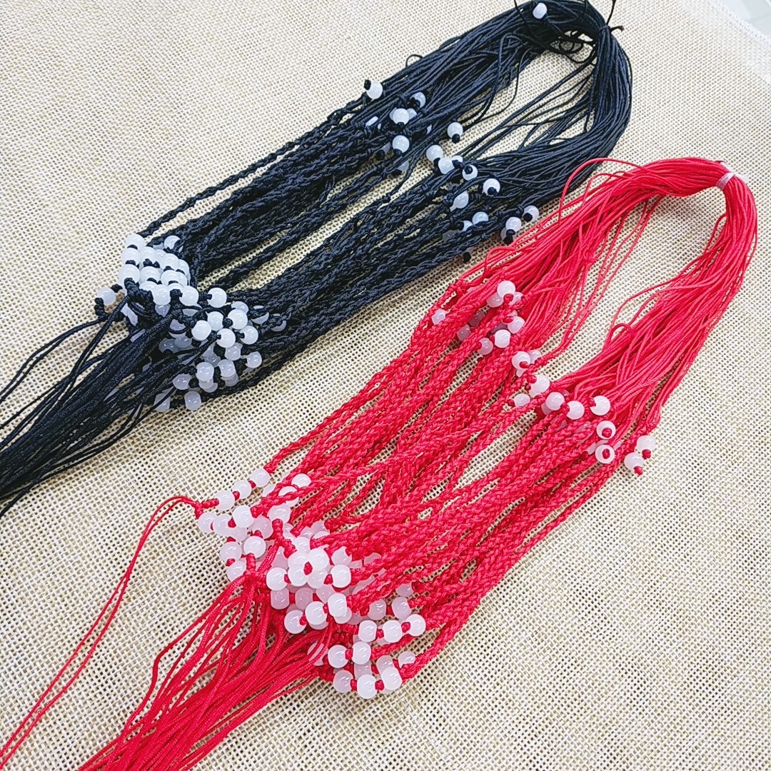 Couple Necklace Red Rope Transfer Beads for Men and Women This Year Hand-woven Necklace Rope Stall Hot Selling Jewelry h
