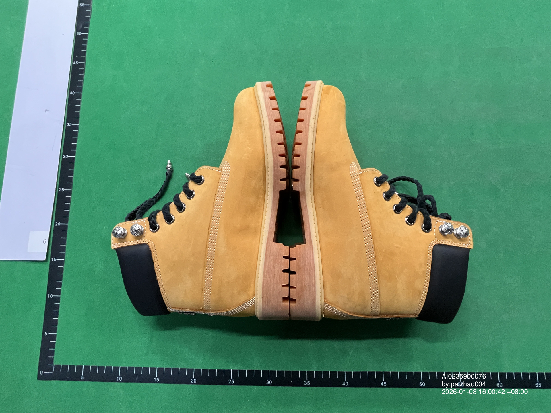 Timberland Yellow Boots 10073 A23 Unisex Style QC