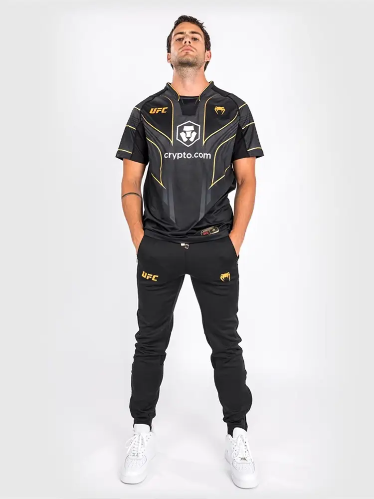 Venum Venom Ufc Joint Fighting Night 2.0 Dark Night Men Appearance Short-Sleeved Sports Fitness Boxing Suit