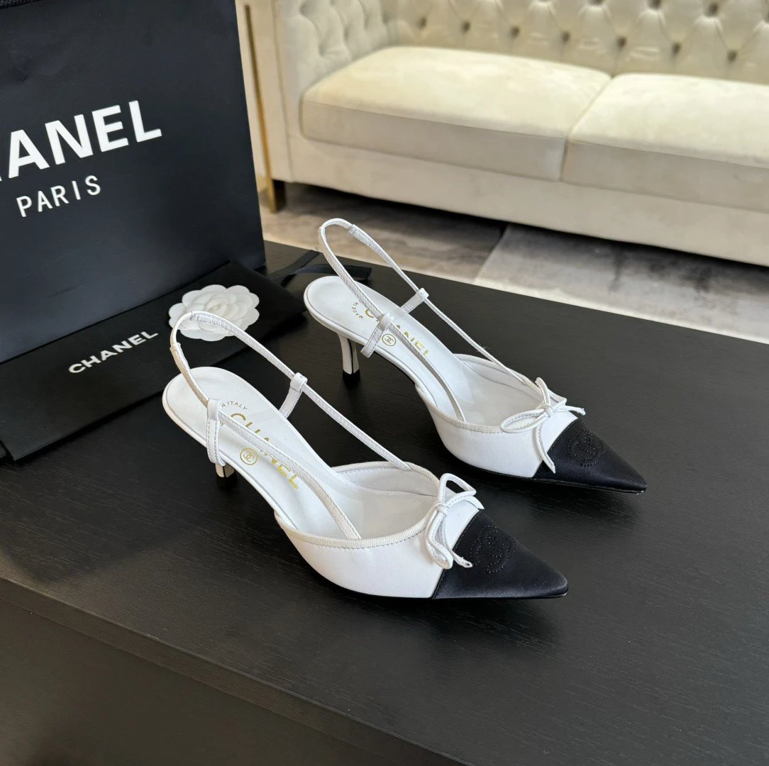 Chanel Slingback Heels