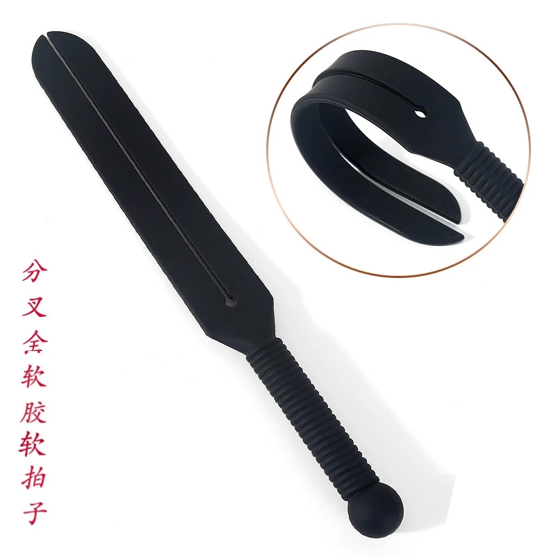 Super Painful Split-Ended Full Silicone Horsewhip, Black New Model Whip, Portable Soft Whip, Dog Whipping Whip, Sports Whip