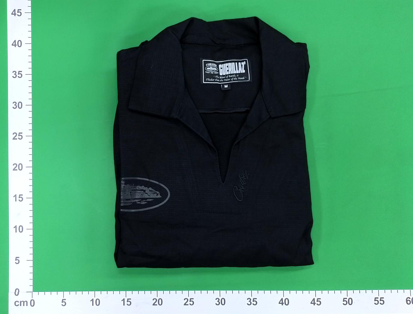 Evil-V-neck work top-triple black QC
