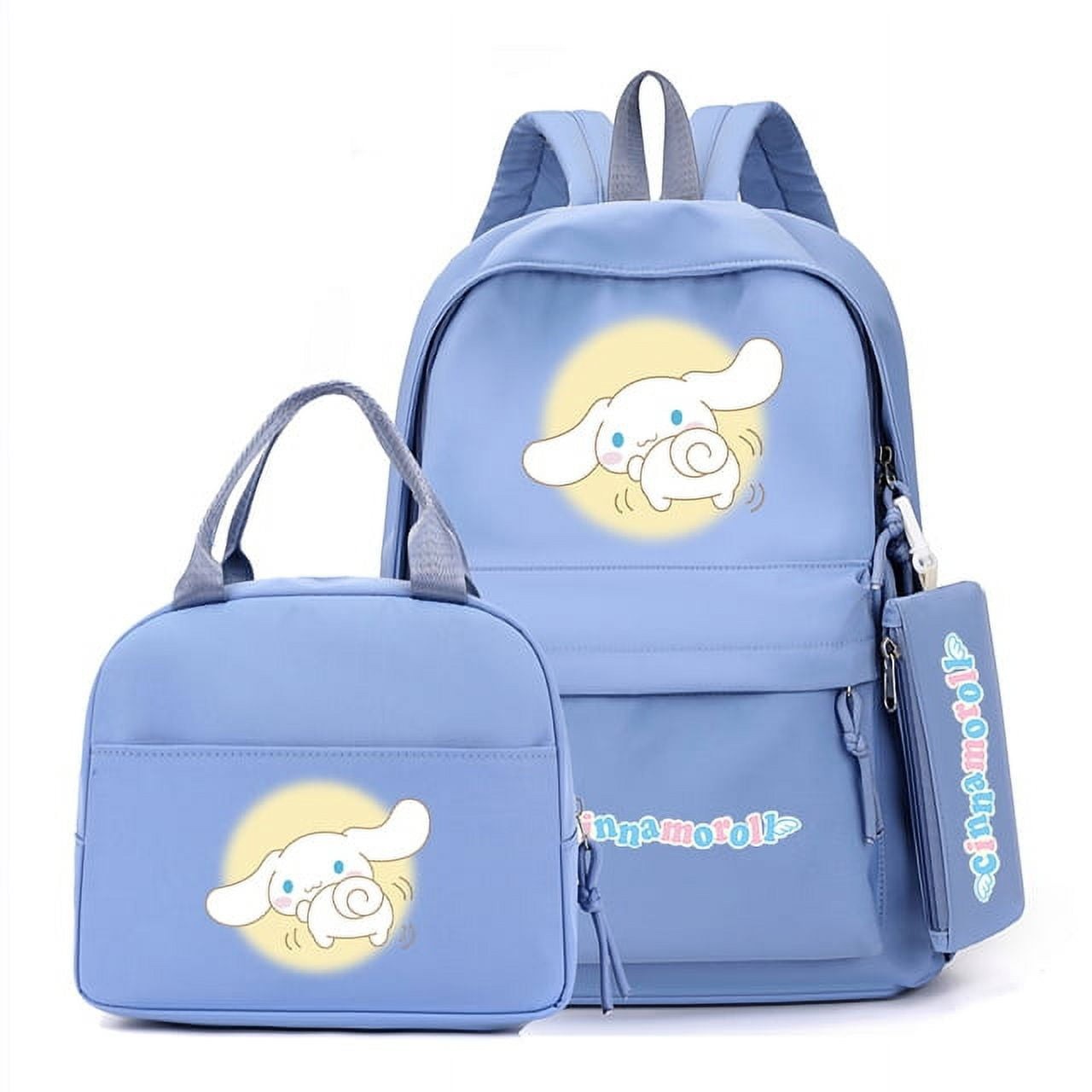 Kuromi Co-Branded Schoolbag, Cinnamon Dog Backpack, Junior High School Boy and Girl Primary School Student Large Capacity Korean Style Casual Backpack