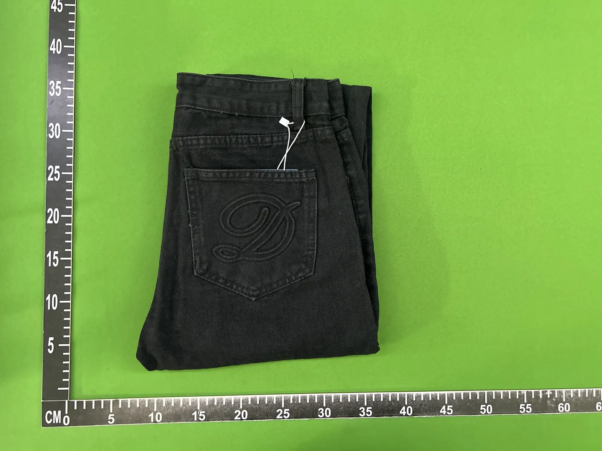 2023 American National Trend Loose Straight Heavy Industry Washed Embossed Jeans Casual Versatile Street Trendyy Pants