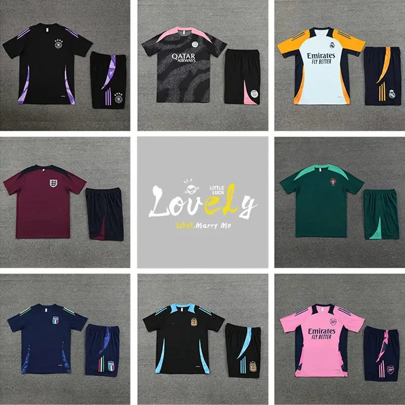 Football training short-sleeved shirt