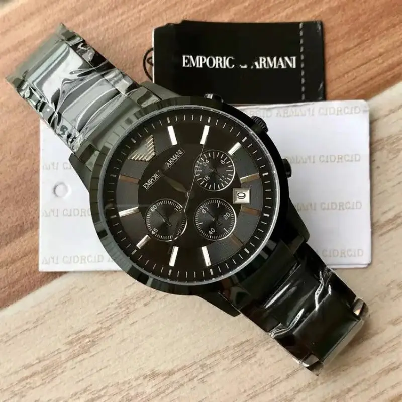 Emporio Armani Chronograph Black Watch