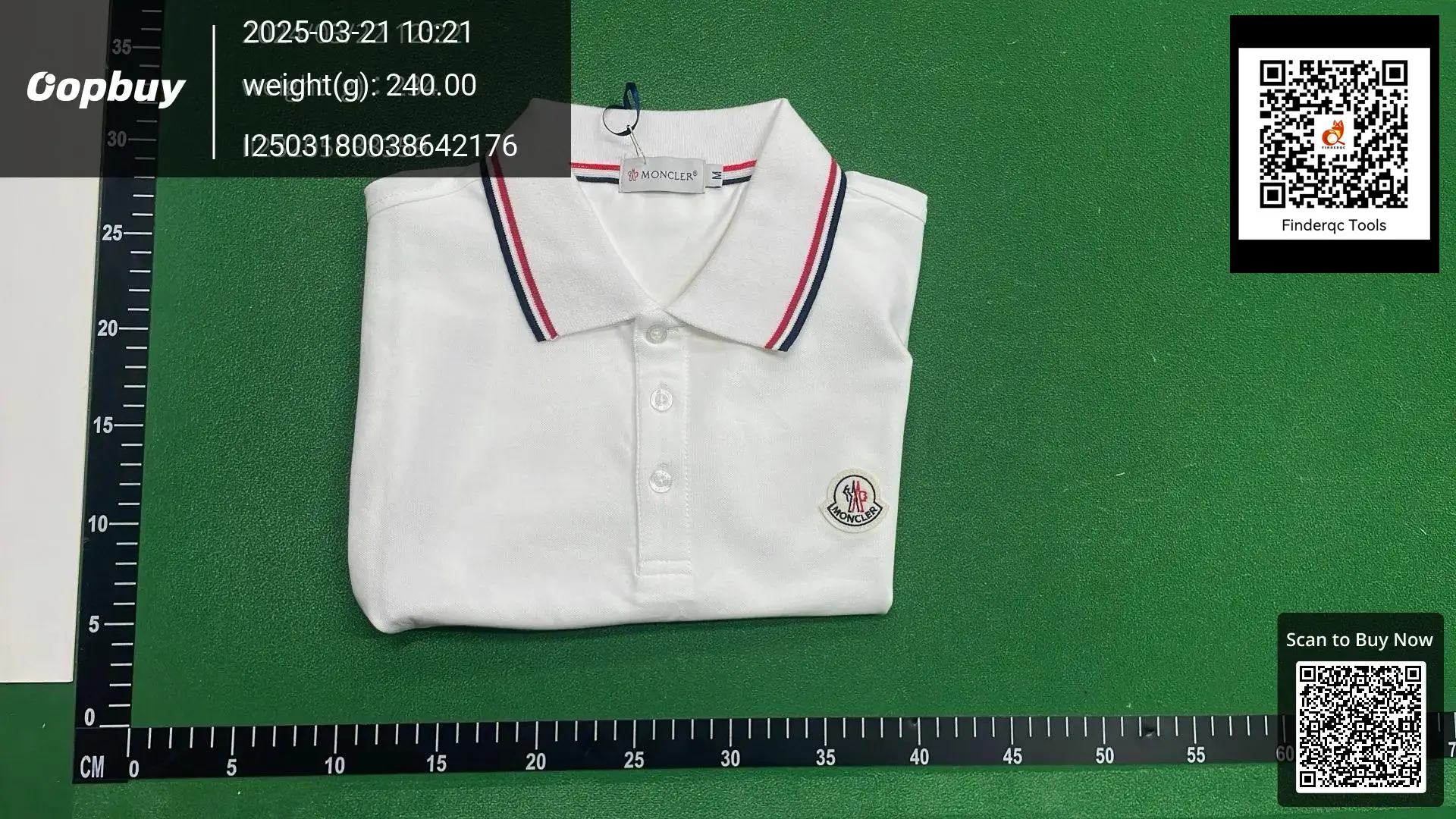 MONCLER Polo Shirt White