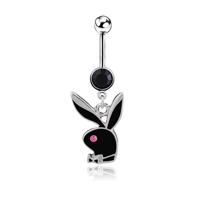 Cute Rabbit Belly Button Rings, Belly Dance Accessories, Belly Button Studs, Belly Button Rings, Wholesale Supply, Cross-Border Hot Selling