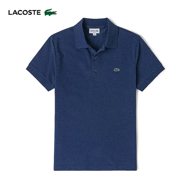 Lacoste French Crocodile Casual Business Colorful Cotton Fashion Short Sleeve Right Shoulder Polo Shirt for Men | Ph7937