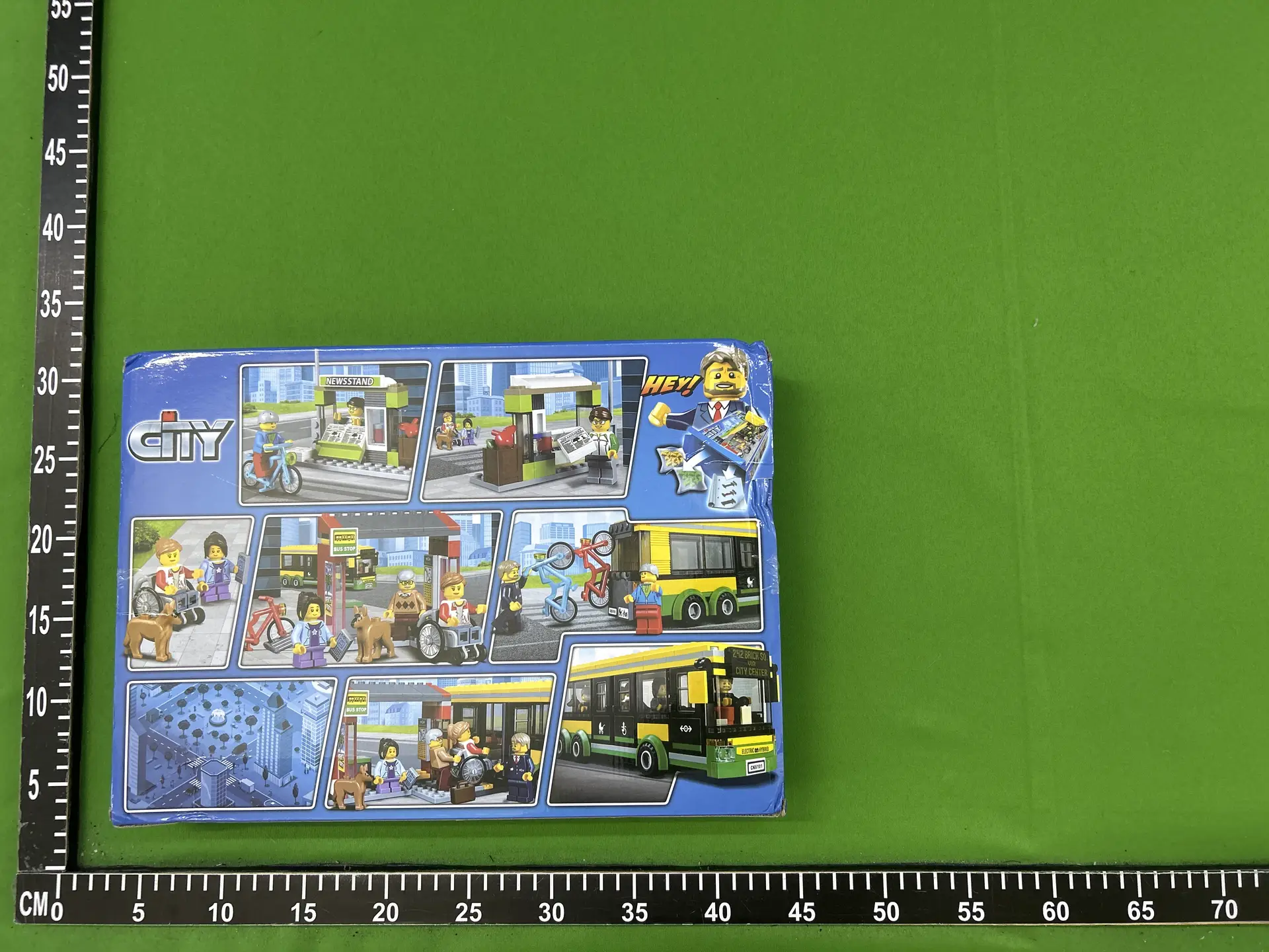 China Building Blocks City Series 60154 Bus Stop Bus Children's Puzzle Assembly Building Blocks Toy Gift