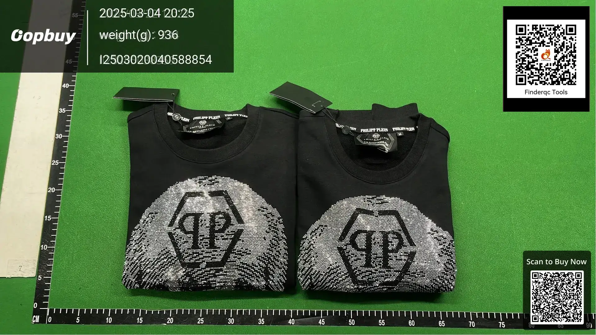 Fashion brand Philip Pulan autumn and winter new men's sweater European and American street fashion rhinestone skull casual sweater men