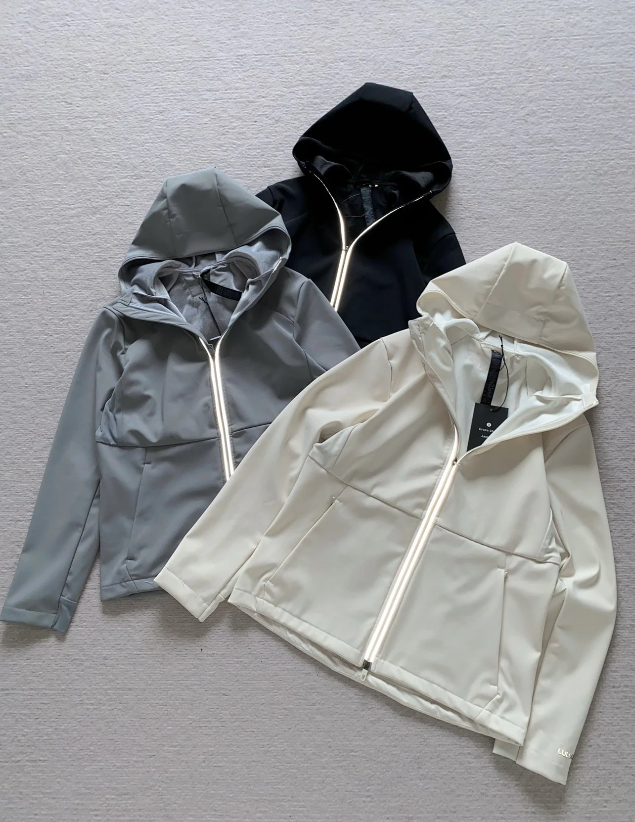 Channel Good Goods Autumn and Winter New Lulu Cross Chill Men's Sports Hooded Jacket Coat Inner Soft Nose Comfortable Warm lululemon LM4AIDS