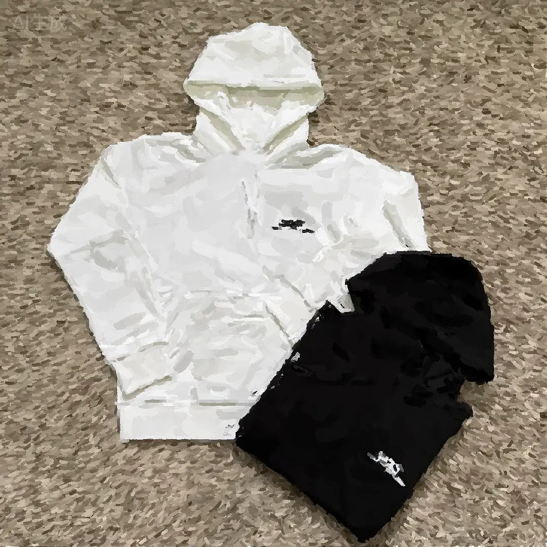 CDDD regular hoodie black and white hoodie personalized customization