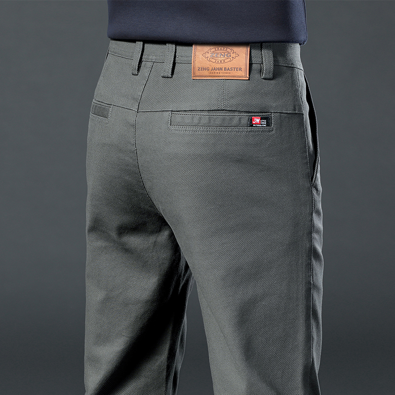 Men's Slim-Fit Casual Pants, Straight-Leg, 2026 Spring and Autumn New Style, Stretchy, Versatile, Business Trousers, High Quality