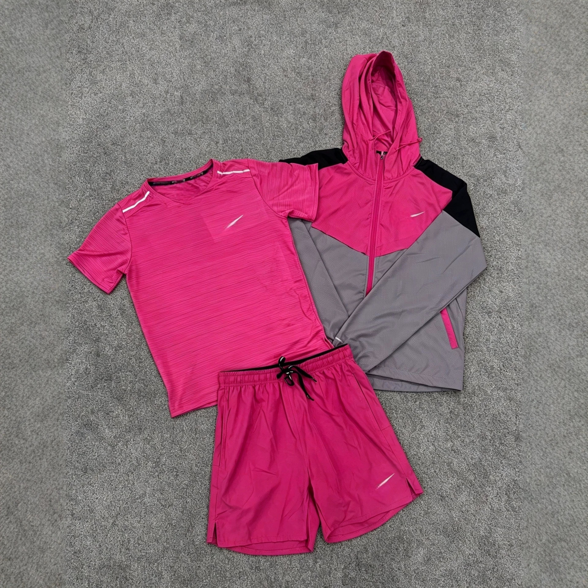 2025 New Model Sports Breathable Color-Blocking Jacket, Similar Style, for Independent Websites and Amazon, Hiking Set, Casual Quick-Dry Clothing