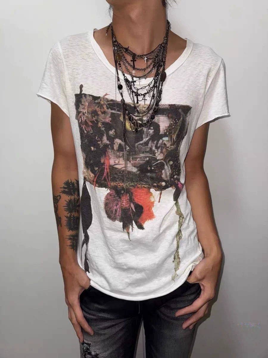 （独家）ifsixwasnine 69视觉系先锋 Hyde yasu同款印花T恤短袖