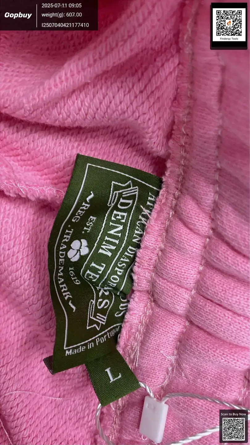 Denim Tears Cotton Wreath Sweatpants Pink