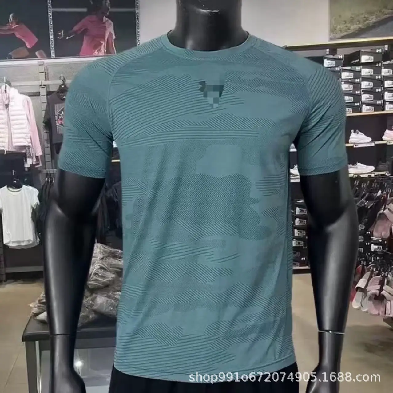 Men's Quick-Drying Breathable Stretch Short-Sleeved T-Shirt Loose Round Neck Ice Silk Tennis Sports Training Top T-Shirt Breathable and Quick-Drying