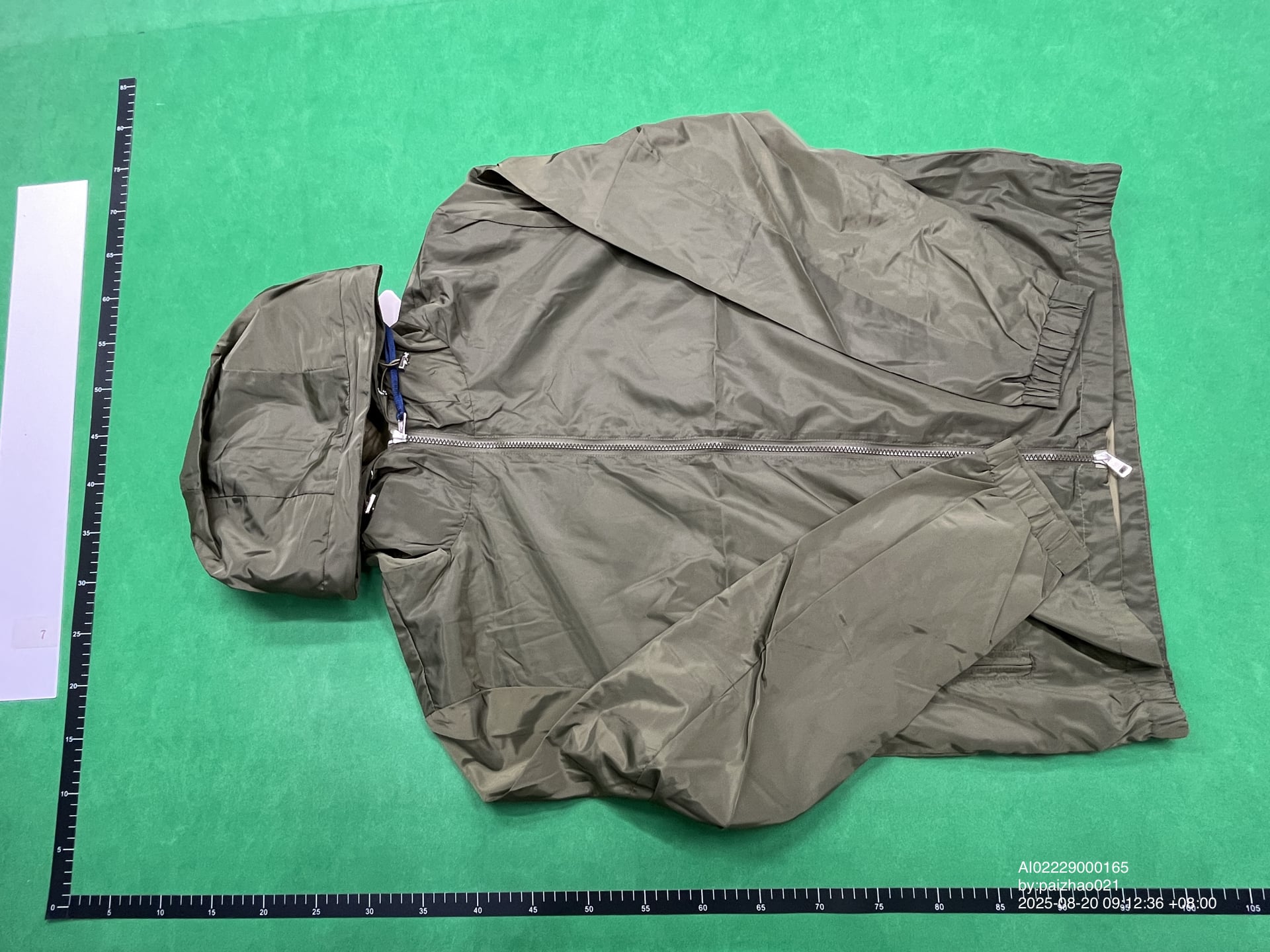 2024 Spring and Autumn High-end Light Luxury Hooded Jacket Men's European Station Trendy Brand Jacket Loose Solid Color All-match Men's Trendy QC
