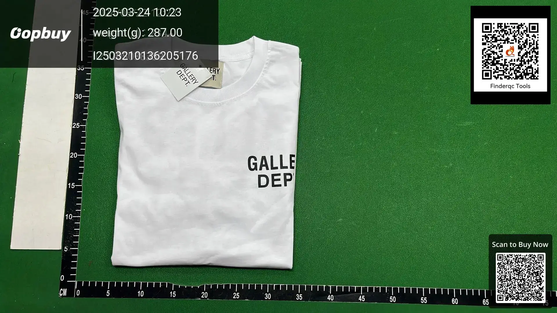 Foreign trade wholesale American fashion brand GALLERY DEP basic letter classic logo slogan short sleeve men's and women's T-shirt