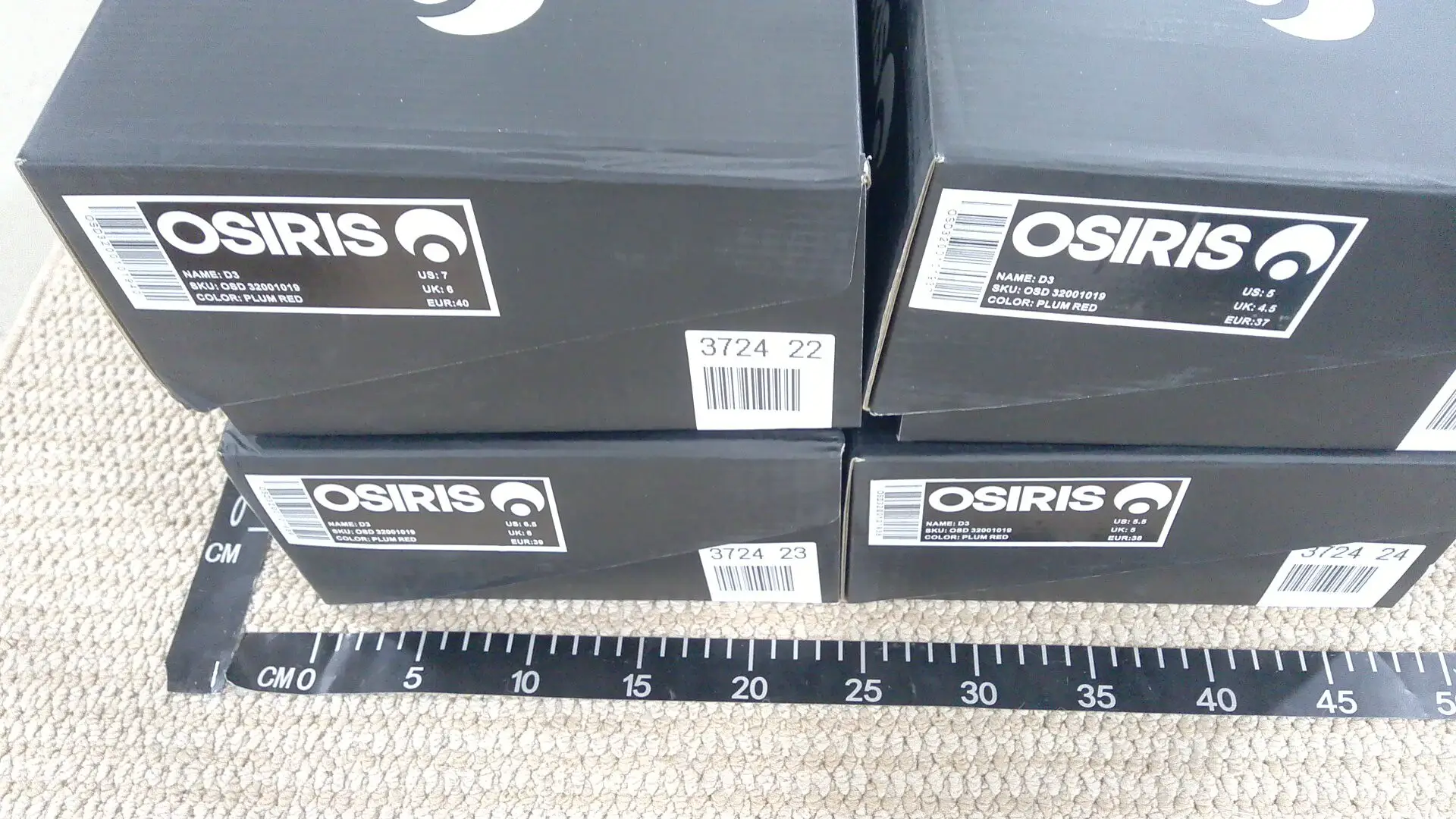 Osiris D3 Pink Full Air Cushion Giant Skateboarding Shoes Retro Thick Tongue Bread Shoes Casual Shoes 3M Reflective