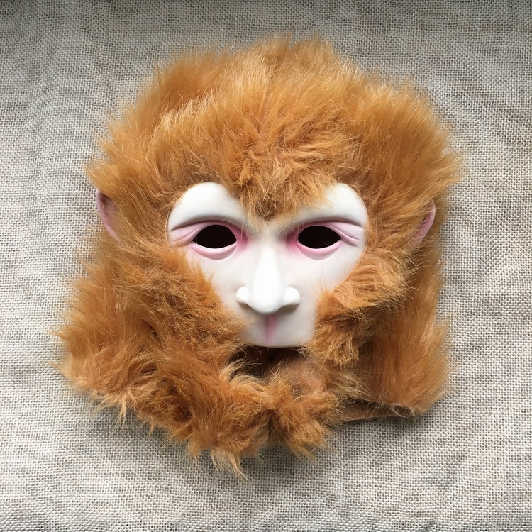 Soulman/Shuo Mei Black Goku Headgear Halloween Horror Mask Monkey Journey to the West Character Myth