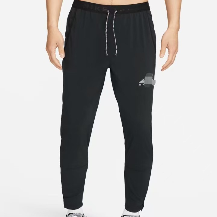 2025 Cross-Border Men's Running Sports Pants Quick-Dry Woven Fitness Pants with Elastic Cuffs Casual Long Pants Trendy