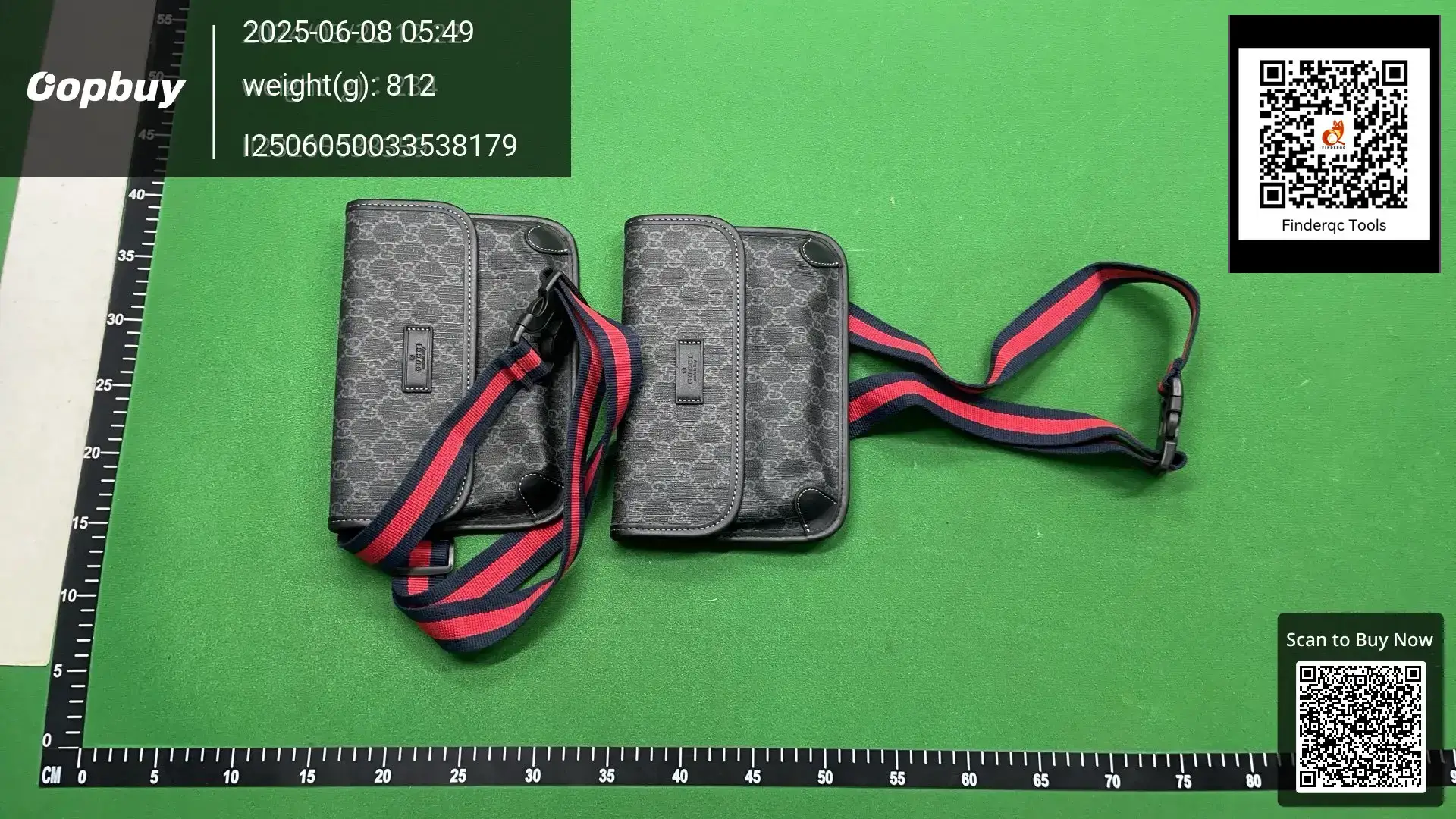 Gucci GG Supreme Monogram Crossbody Bag