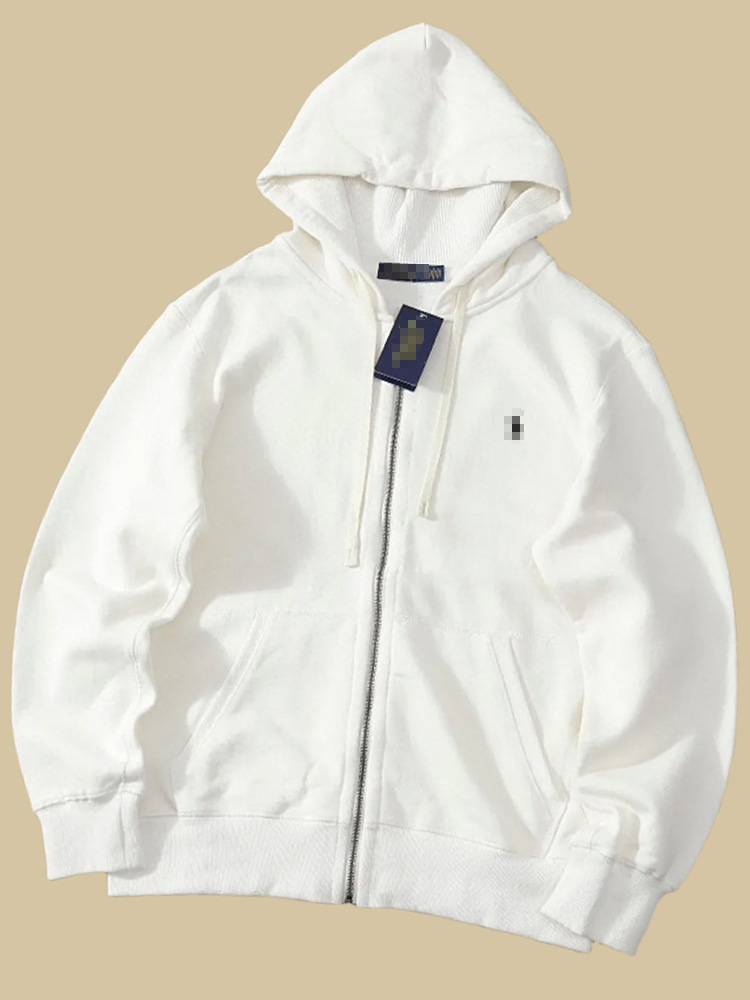 Cross-Border Trade High-Quality Rl Pony Embroidery Hooded Sweatshirt Zipper Cardigan Jacket for Men and Women QC-foto från 1688 på Qualit.ly