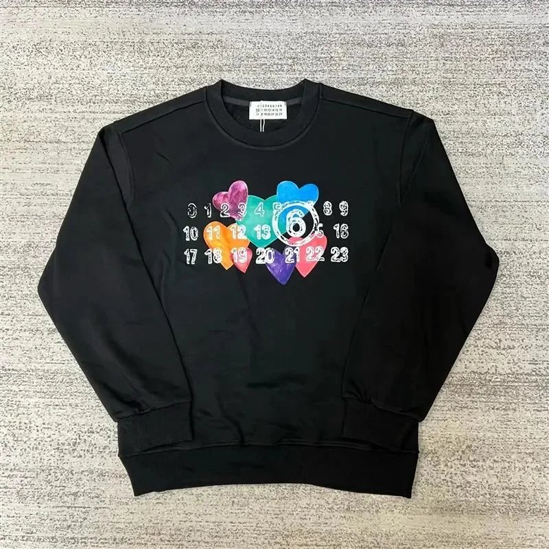 【DX39】Stylish Crew-Neck Unisex Sweatshirt, Made of Pure Cotton, Casual and Comfortable