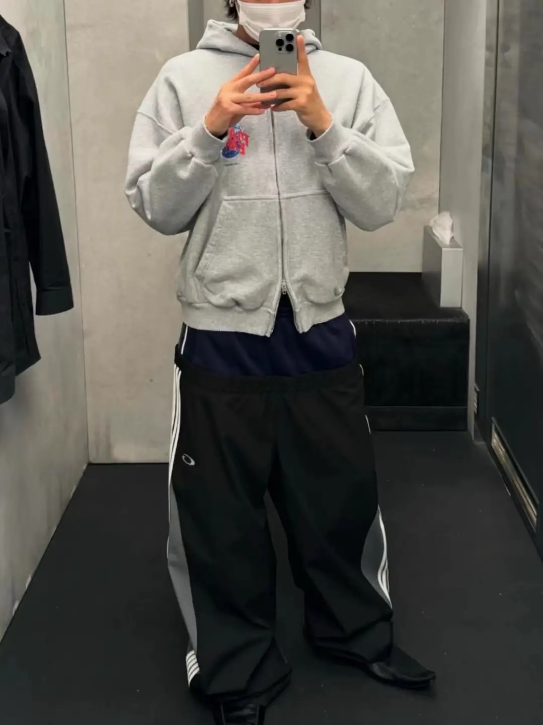 In Stock /24Fw Cut-Up Show Style Double Layer Double Waist Patchwork Sports pants Stripes Contrast Color Casual Pants Pp Upper Body