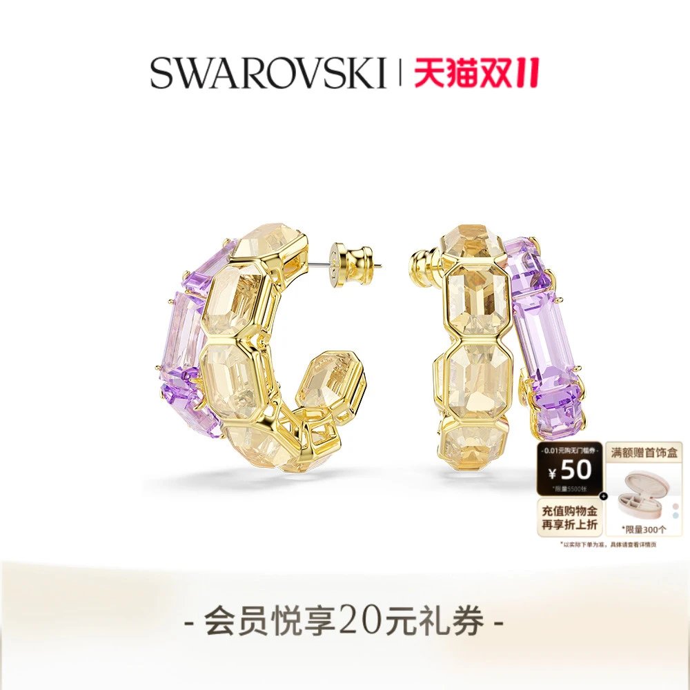 Swarovski Millenia Hoop Earrings