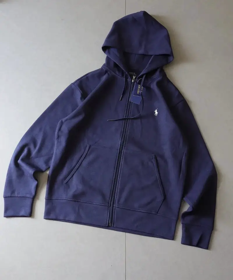 HoodedLogoJacketMen'sandWomen'sSweatshirtZipperEmbroidery
