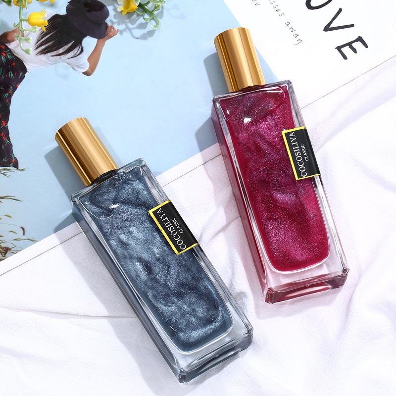 Online Celebrity Live COCOSILIYA Gold Quicksand Perfume for Men and Women Lasting Fresh Student Eau De Toilette