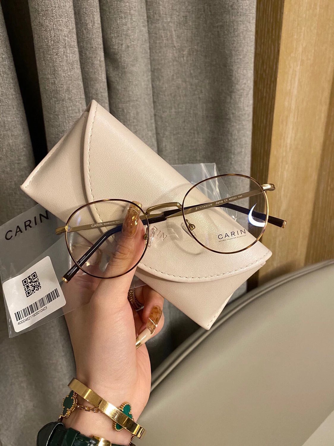 【原单品质】carin秀智同款眼镜jane架纯钛眼镜框超轻近视镜光学镜老网红眼镜子啦！ QC-Foto von WEIDIAN auf Qualit.ly