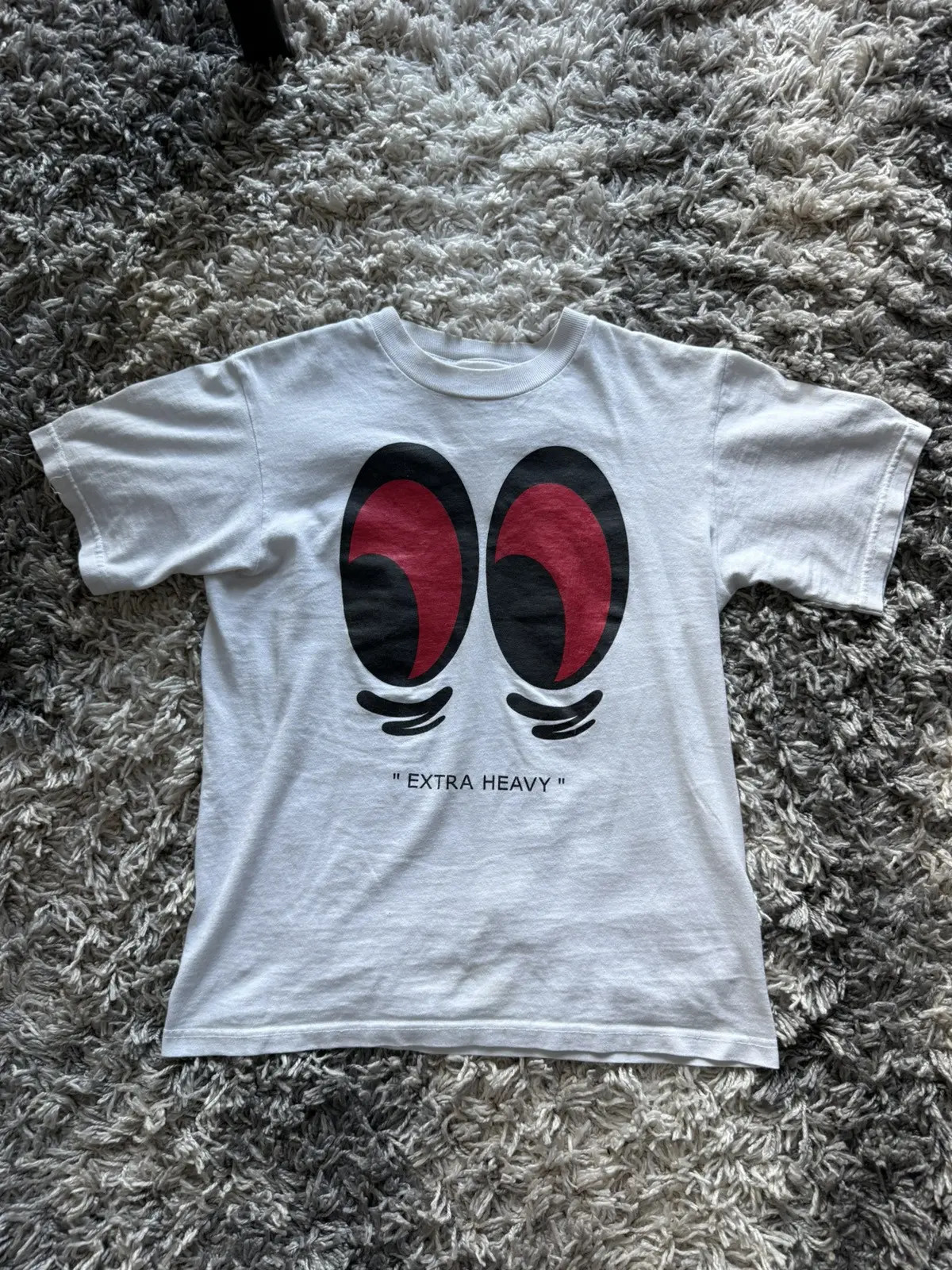 Independent Number(N)Ine Style "Extra Heavy" T-Shirt with Eye Print Short-Sleeve T-Shirt QC-foto van TAOBAO op Qualit.ly