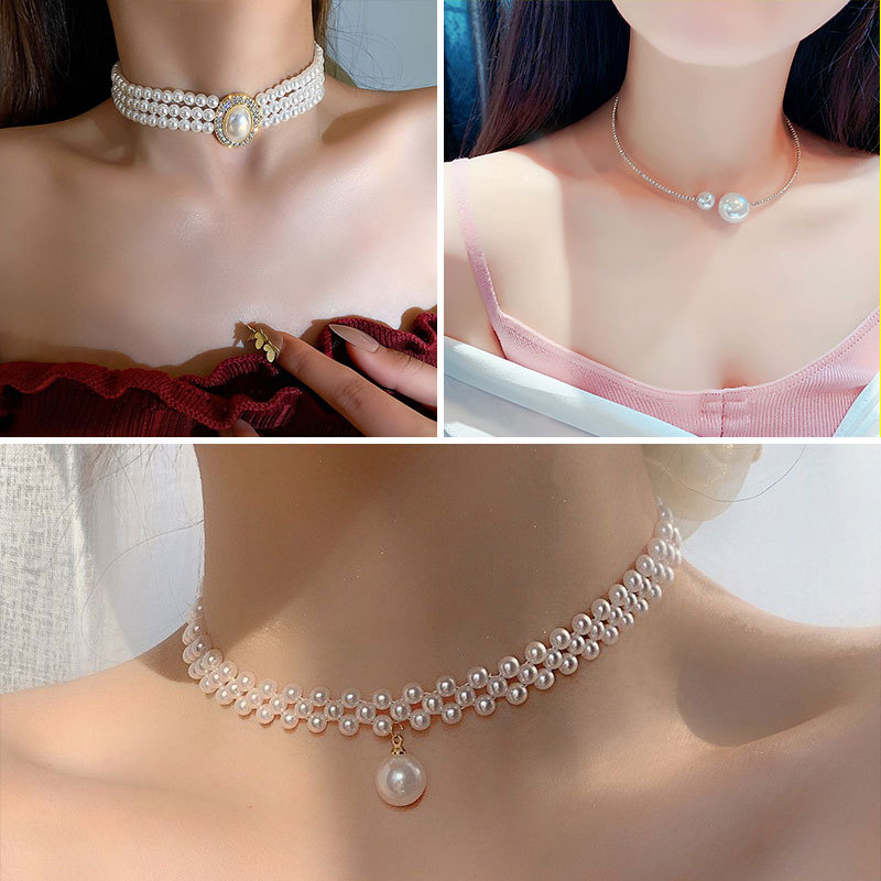 European and American fashion design choker collar niche ins personality short necklace net red fashion necklace wholesale