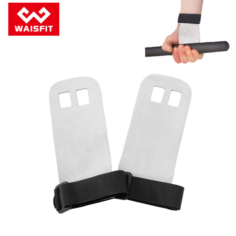 Cowhide booster Belt Fitness gloves body pull grip belt Men's sports auxiliary horizontal bar women's hard pull Palm guard wrist guard