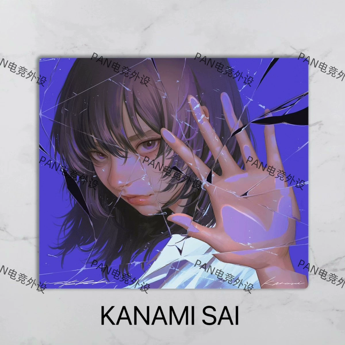 KANAMI SAI Glass Mousepad Limited Edition Remastered Gaming Tempered Glass Mousepad