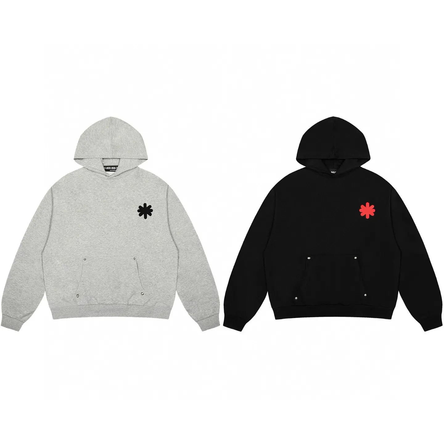 Lostshdws Sun Flower Basic Solid Embroidery American High Street Casual Easiest for Match Pullover Sweatshirt