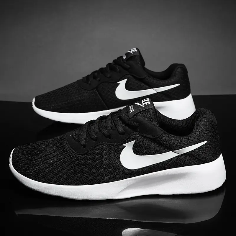 Sneakers Men's Shoes 2024 Summer Mesh Running Shoes Casual Shoes Men's Soft Bottom Shock Absorption Breathable Lightweight Running Shoes