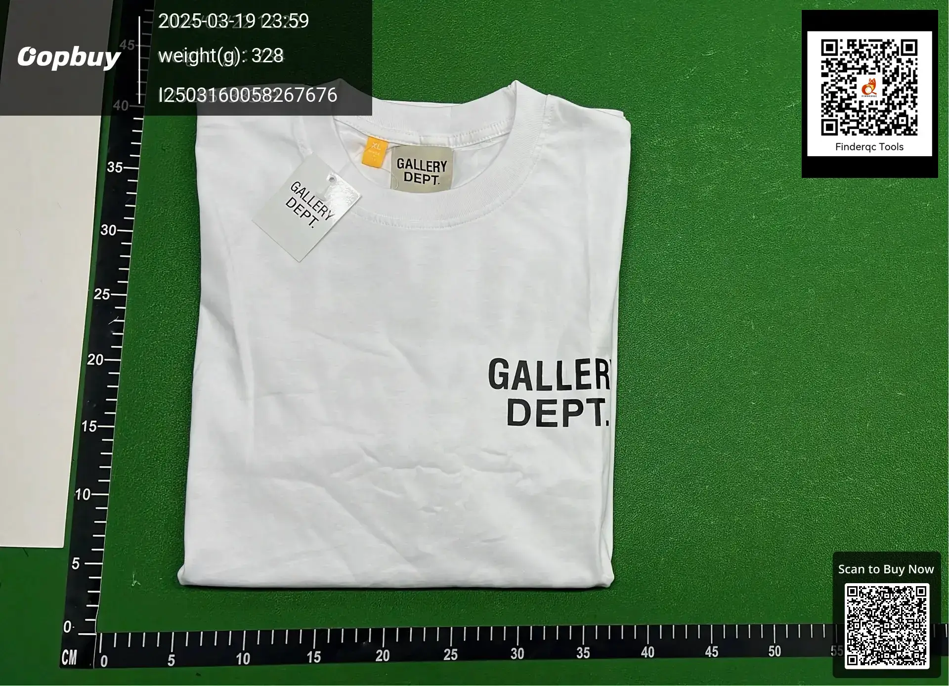 GALLERY DEPT Tshirt ART THAT KILLS Printed White Loose Short-sleeved T-shirt Women's Summer