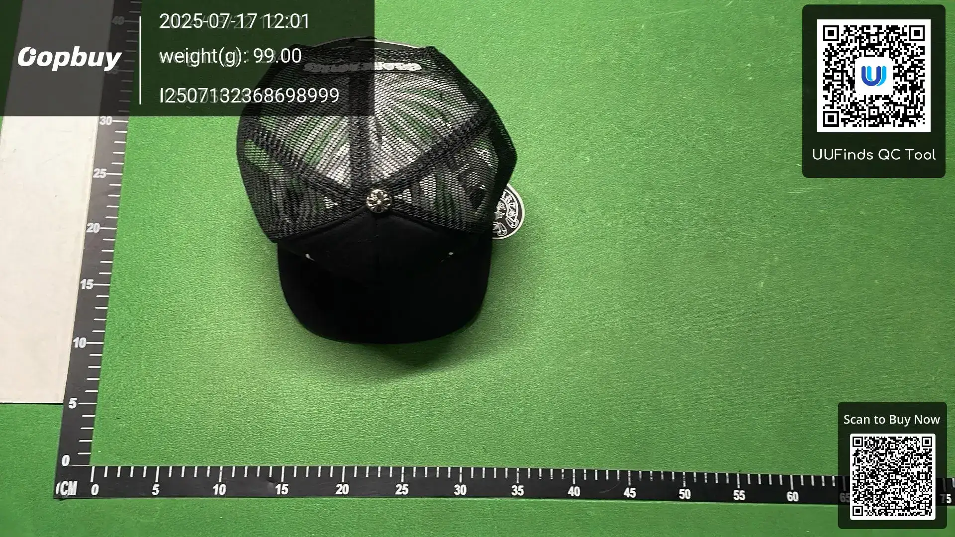 Chrome Hearts Black Trucker Hat
