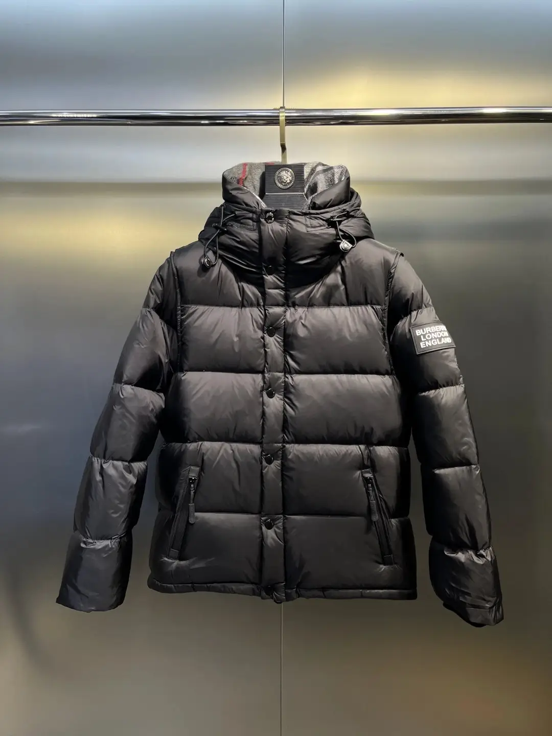 Burberry Down Jacket Coat Black