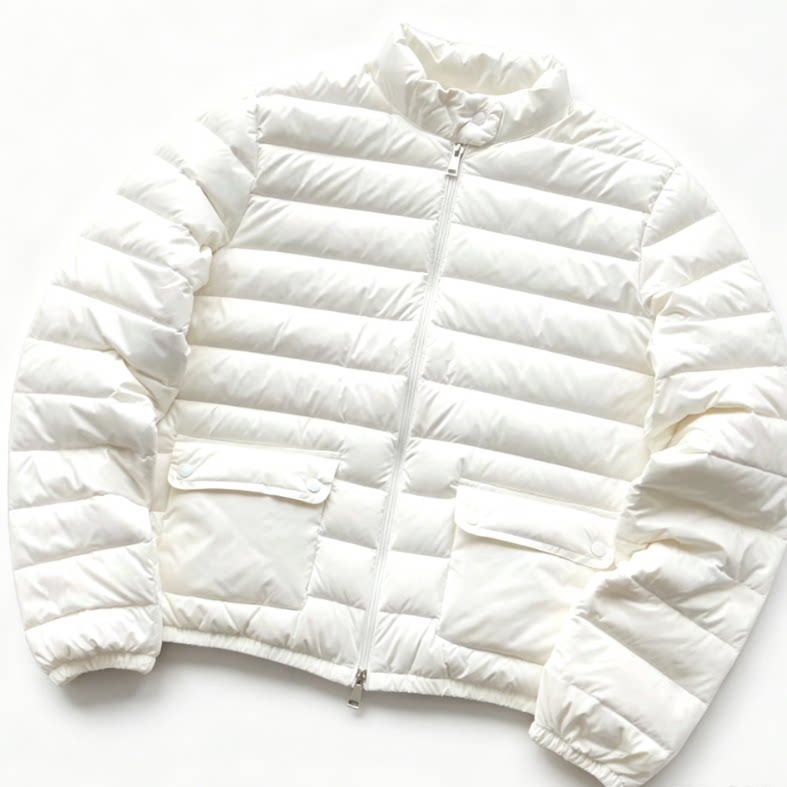 Arm Bell Bellows, Pull-Down Zipper, Eight Pockets, Three-Color down Jacket 66090463