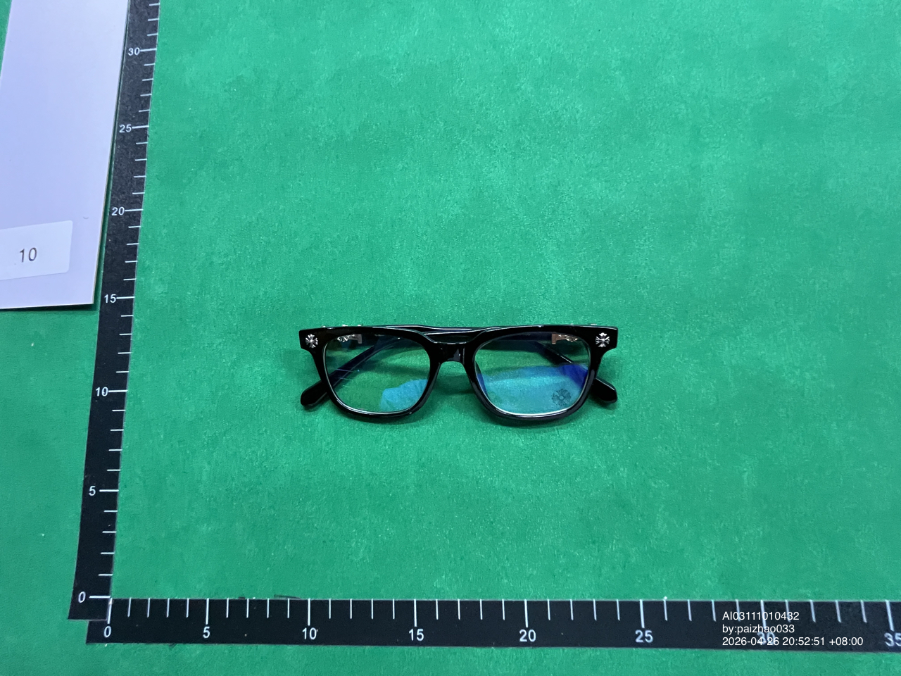 Chrome Hearts glasses black QC
