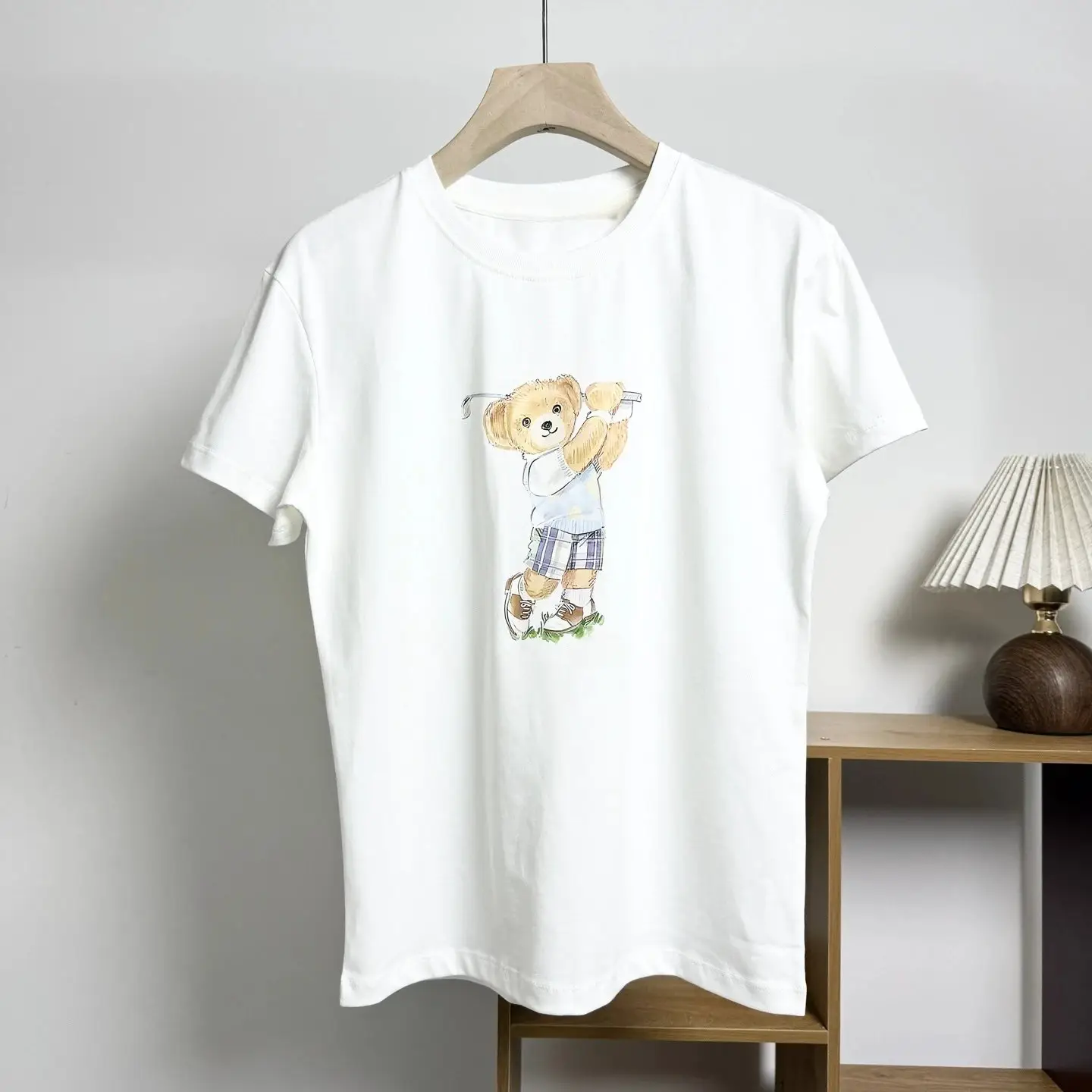Women's printed golf cartoon regular version teddy bear p 109 yuan