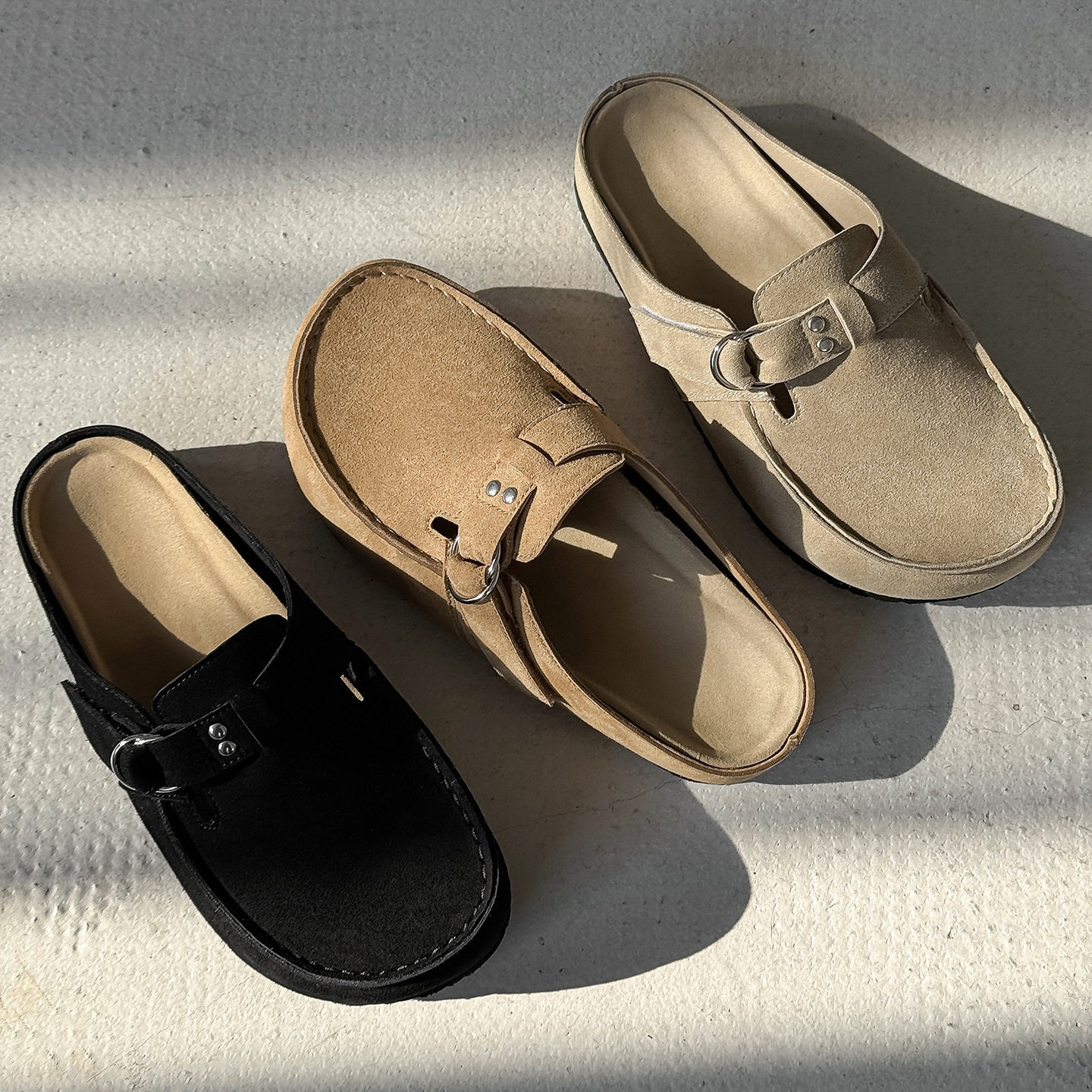2026 Collaboration Model Leather Birkenstock Shoes, Closed-Toe Loafers, Trendy Brand Spring New Casual Fishing Shoes